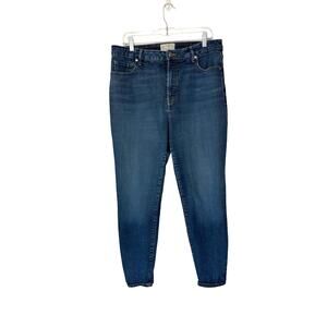 Everlane Dark Wash Stretch The Curvy High Rise Skinny‎ Leg Jean Size 30